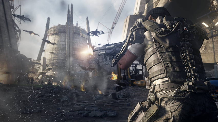 Call of Duty: Advanced Warfare gets three new screenshots, atlas corporation soldiers HD wallpaper