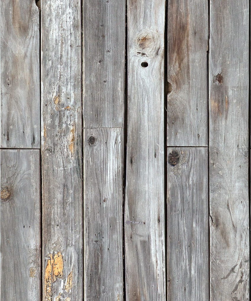 Rustic Wood Panels • Gray Wood Effect • Milton & King, plank HD phone wallpaper