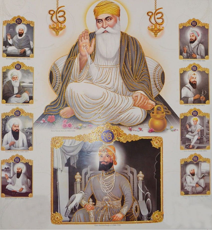 Sakhis von Sikh Guru HD-Handy-Hintergrundbild