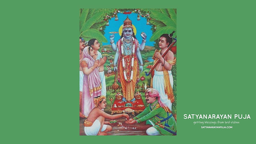 Satyanarayan Puja – सत्यनारायण पूजा वॉलपेपर HD wallpaper