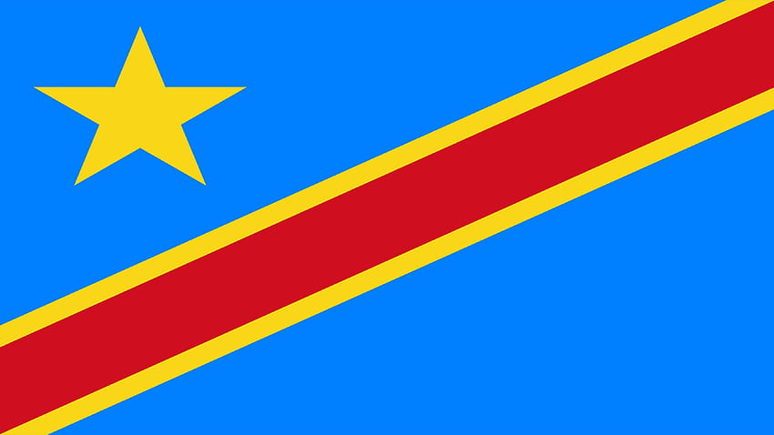 Флаг на Демократична република Конго U HD тапет