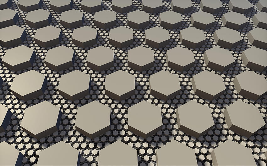 3840x2400 hexahedrons, blocks, nets HD wallpaper