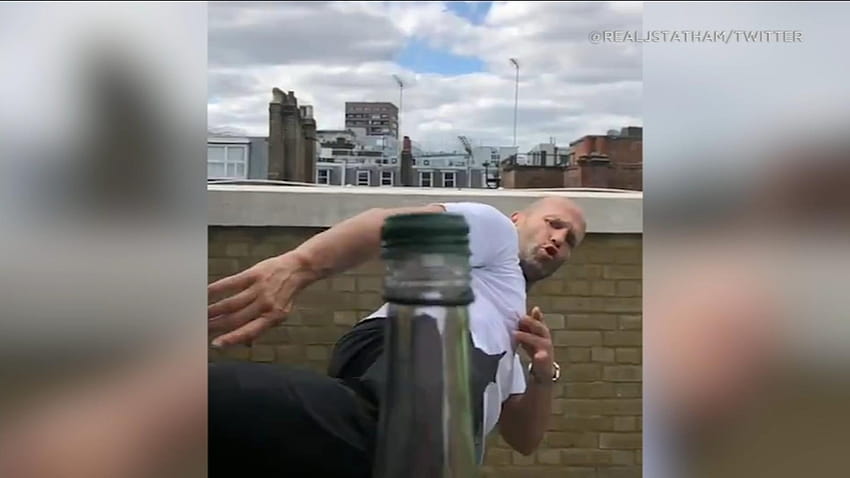 Jason Statham's 'bottle cap challenge' kick video goes viral HD wallpaper