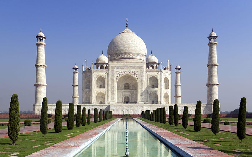 Seyahat ve Dünya Tac Mahal Agra Hindistan HD duvar kağıdı