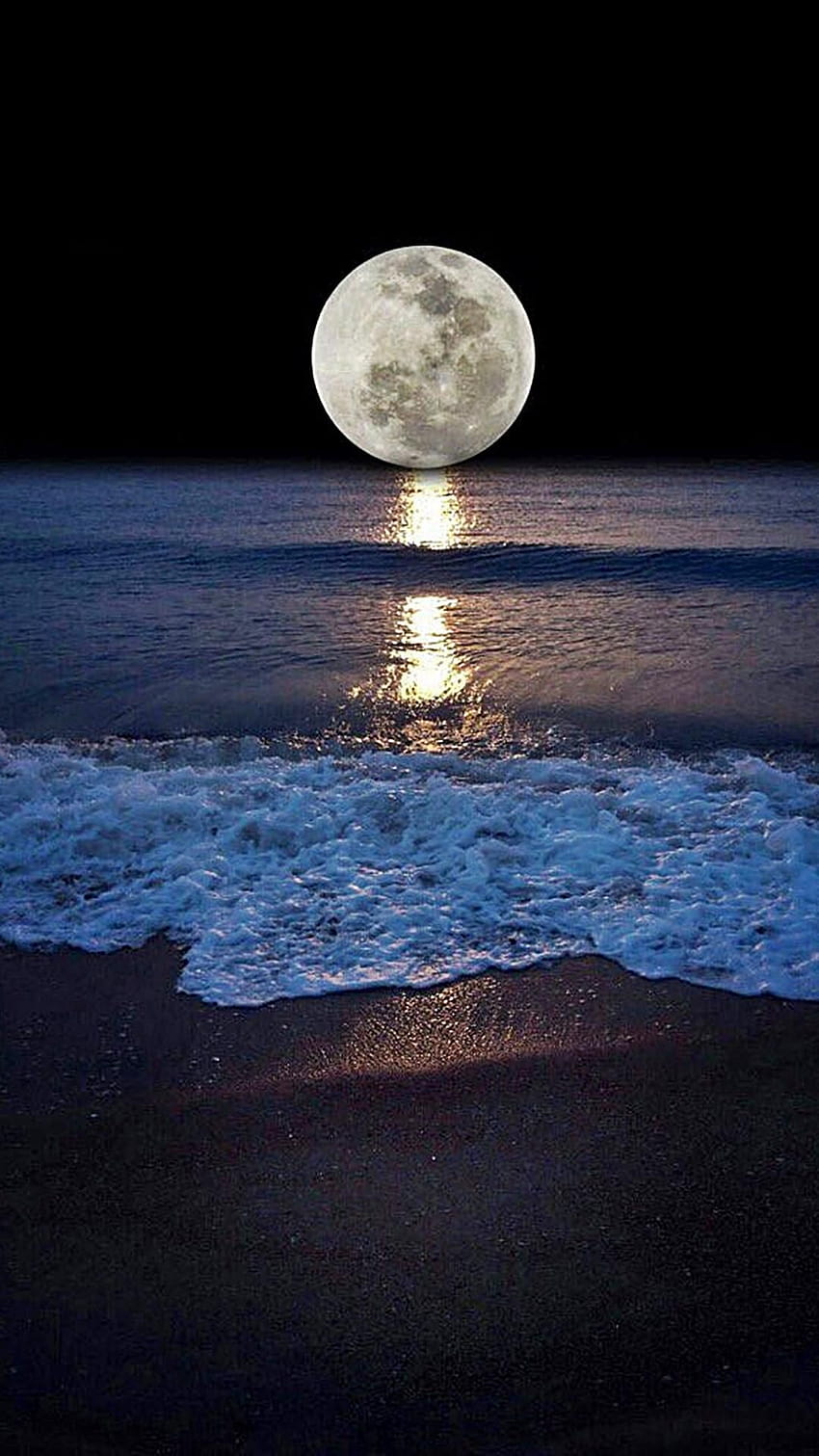 Bulan Purnama Indah, bulan purnama musim semi wallpaper ponsel HD