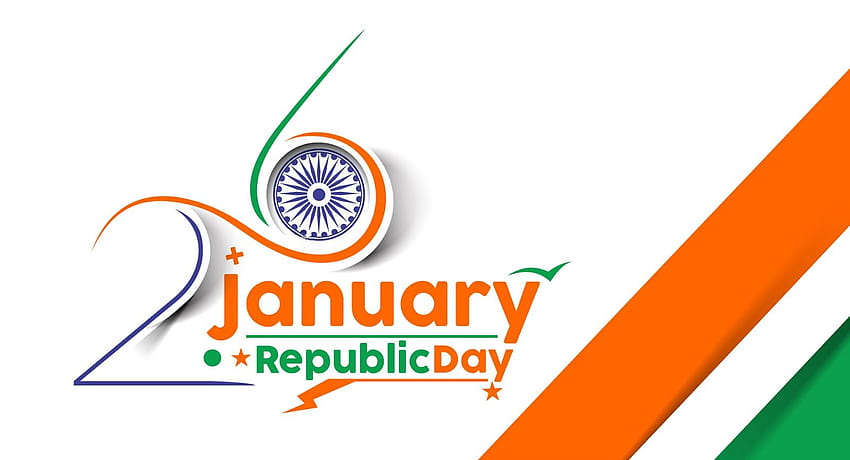 1 } 26. Januar Happy Republic Day in, Happy Republic Day 2021 HD-Hintergrundbild