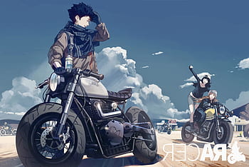 Anime motorcycle HD wallpapers | Pxfuel
