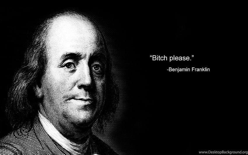 Benjamin Franklin Quote HD wallpaper