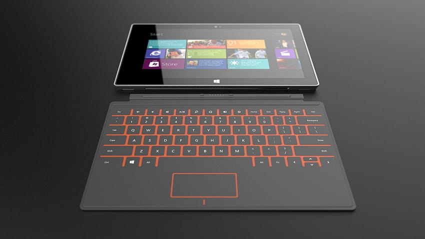Logotipo Microsoft Surface Windows 8, dispositivos de entrada papel de parede HD