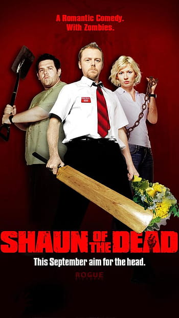 : ilustrasi, film, kartun, merek, Shaun of the Dead, Simon Pegg, Nick ...