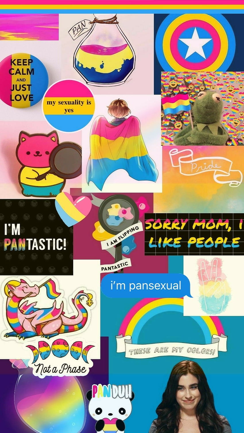 Panseksüel gurur, pan ve cinsiyet sıvısı panosundaki Pin HD telefon duvar kağıdı