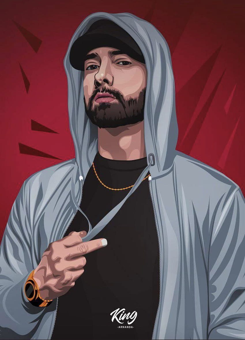 Eminem Cartoon, eminem 2020 Sfondo del telefono HD