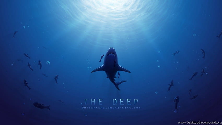 Deep Sea Sharp Backgrounds, deep blue sea HD wallpaper