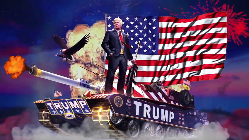 트럼프, 미국 국기, 국기의 날, 도널드 트럼프 깃발 HD 월페이퍼