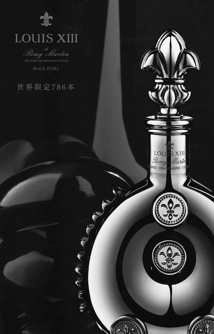 Black pearl Champagne martin XIII Grande louis cognacremy, remy martin HD phone wallpaper