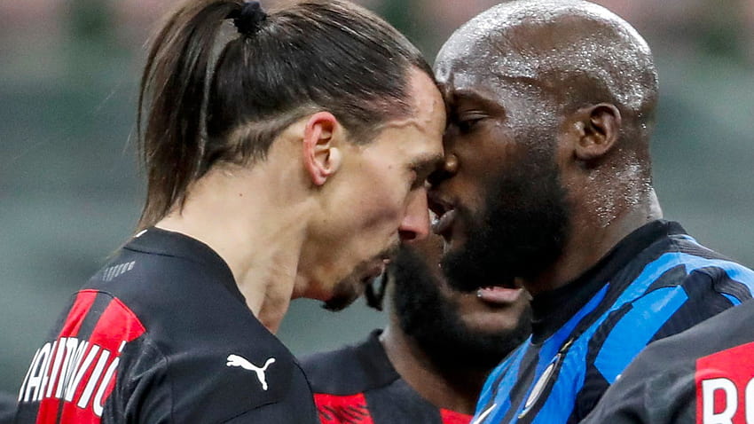 Romelu Lukaku i Zlatan Ibrahimović ukarani grzywną za gorące starcie Coppa Italia pomiędzy Interem Mediolan a AC Milan, lukaku 2021 Tapeta HD