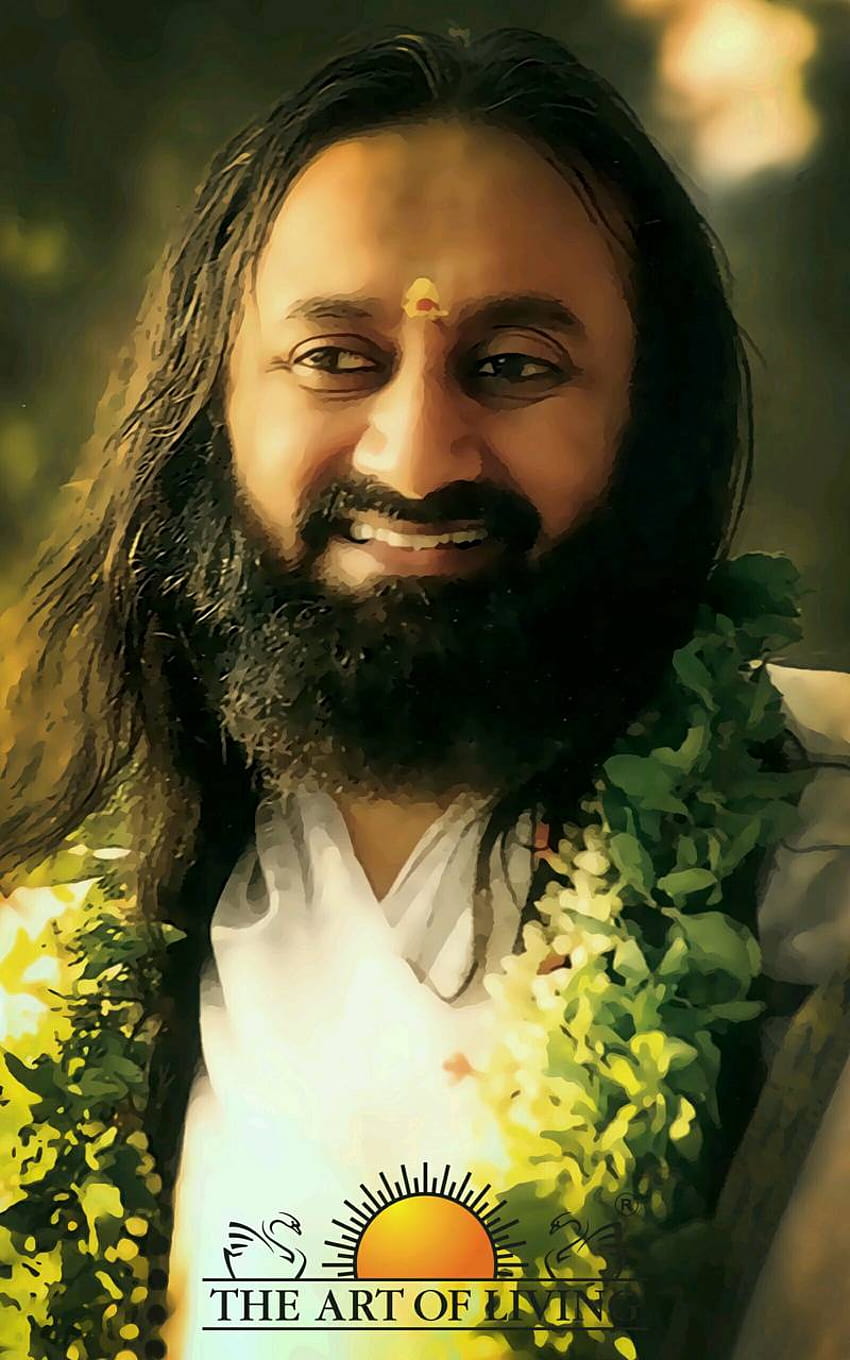 Sri Sri Ravi Shankar von Siddharthlathigara HD-Handy-Hintergrundbild
