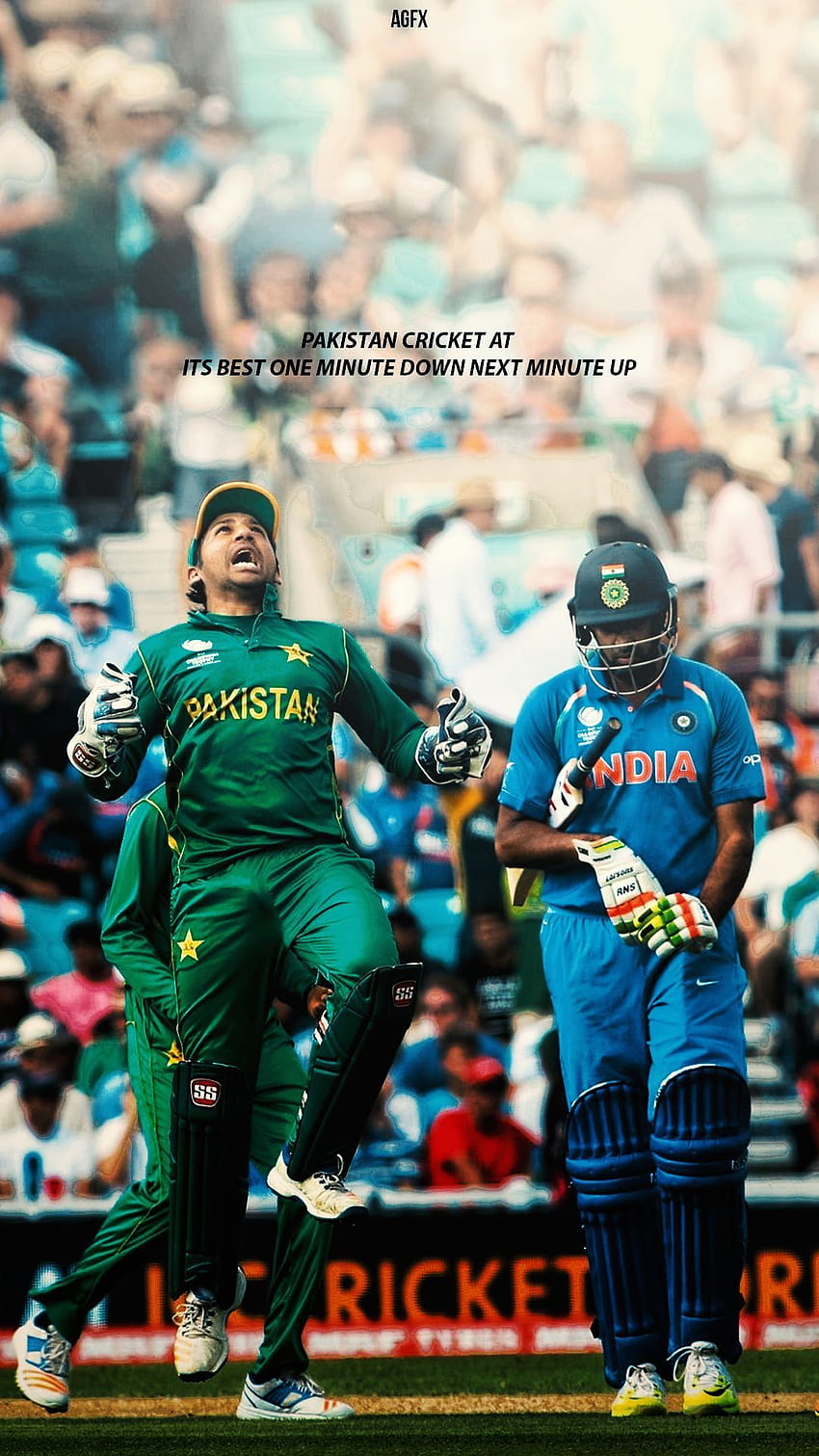 Cricket de Pakistán, India vs Pakistán fondo de pantalla del teléfono