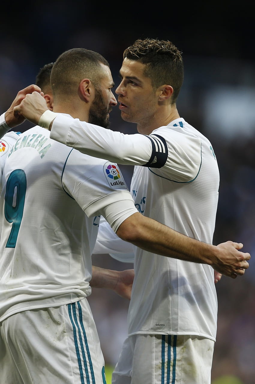 Ronaldo, Bale, Benzema punkten alle beim Sieg von Real Madrid, Ronaldo Bale Benzema HD-Handy-Hintergrundbild
