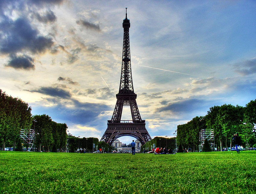 Eiffel Tower, gambar background menara pisa HD wallpaper