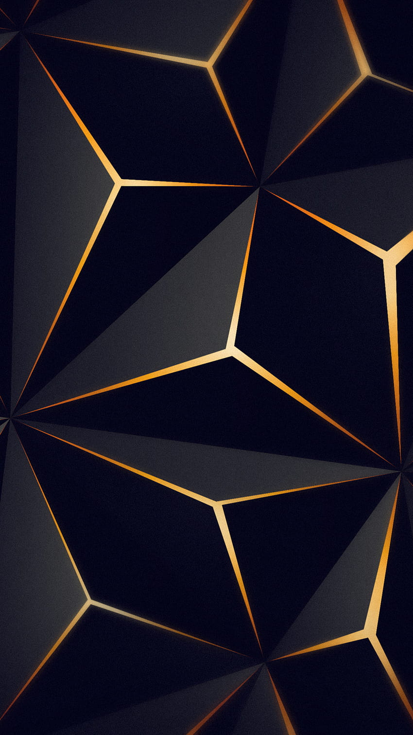 2160x3840 Triangle Solid Black Gold Sony Xperia X,XZ,Z5 Premium , Backgrounds, and, ultra premium HD phone wallpaper