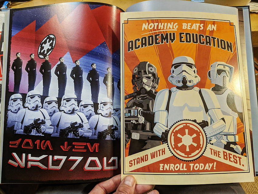J'ai trouvé un livre de propagande Star Wars qui comprenait de belles affiches : EmpireDidNothingWrong Fond d'écran HD