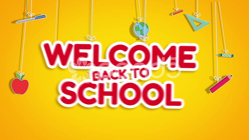 Welcome Back School HD wallpaper