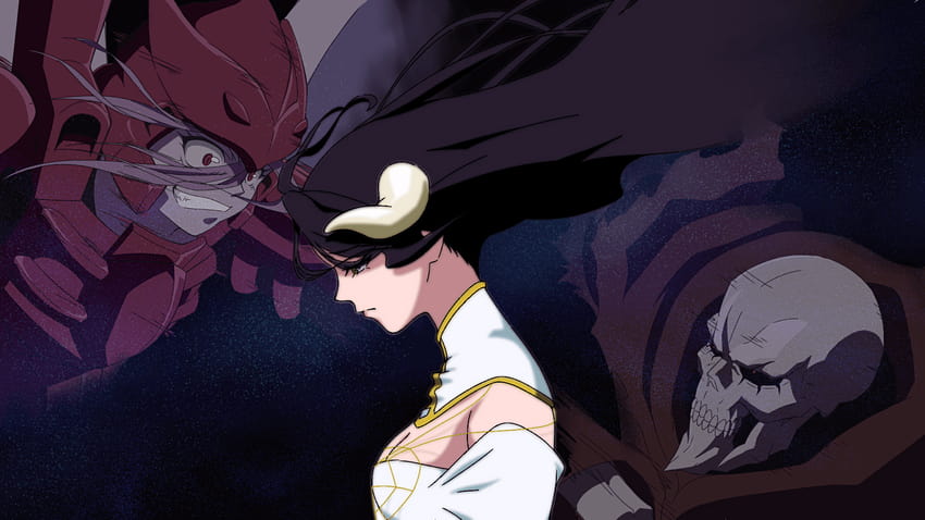 Anime Overlord Overlord Shalltear Bloodfallen Albedo Ainz Ooal Gown HD wallpaper