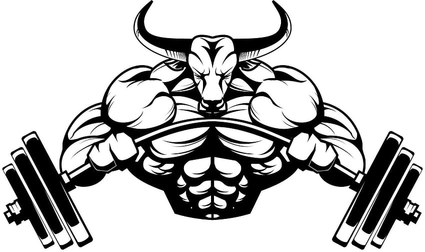 Bodybuilding-Logo HD-Hintergrundbild