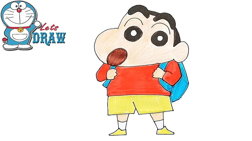 How to Draw Shin Chan | Unicorn coloring pages, Drawings, Stitch cartoon