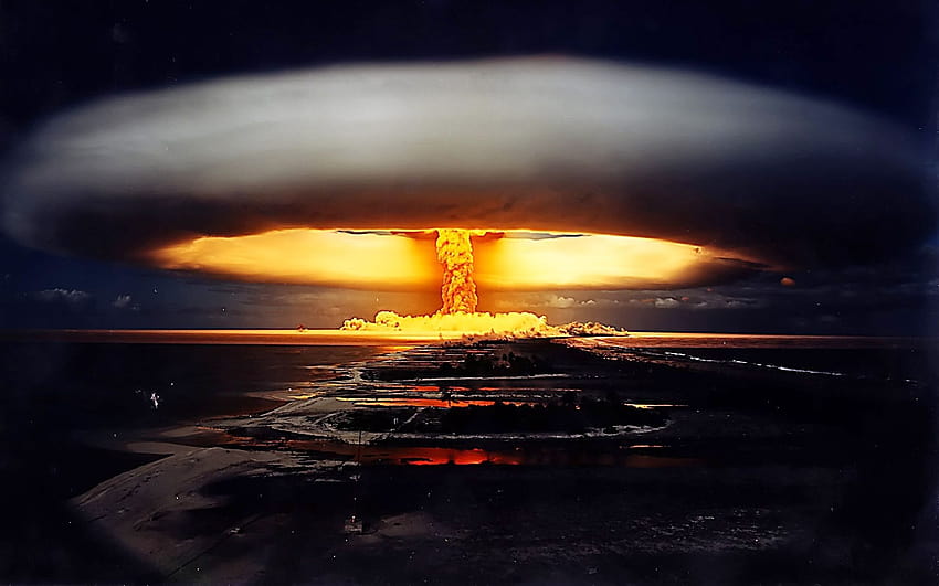 6 Nuclear Bomb, explosion bomb HD wallpaper