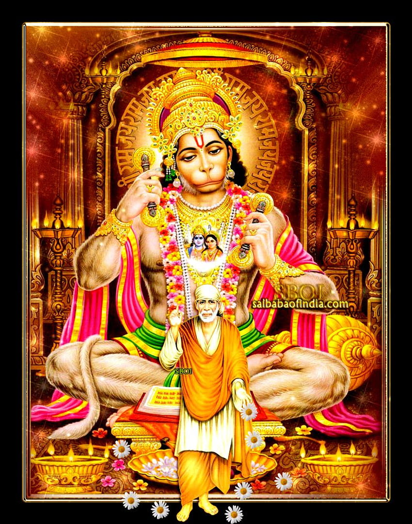 Hanuman Sri Shirdi Sai Baba Sboi HD phone wallpaper | Pxfuel