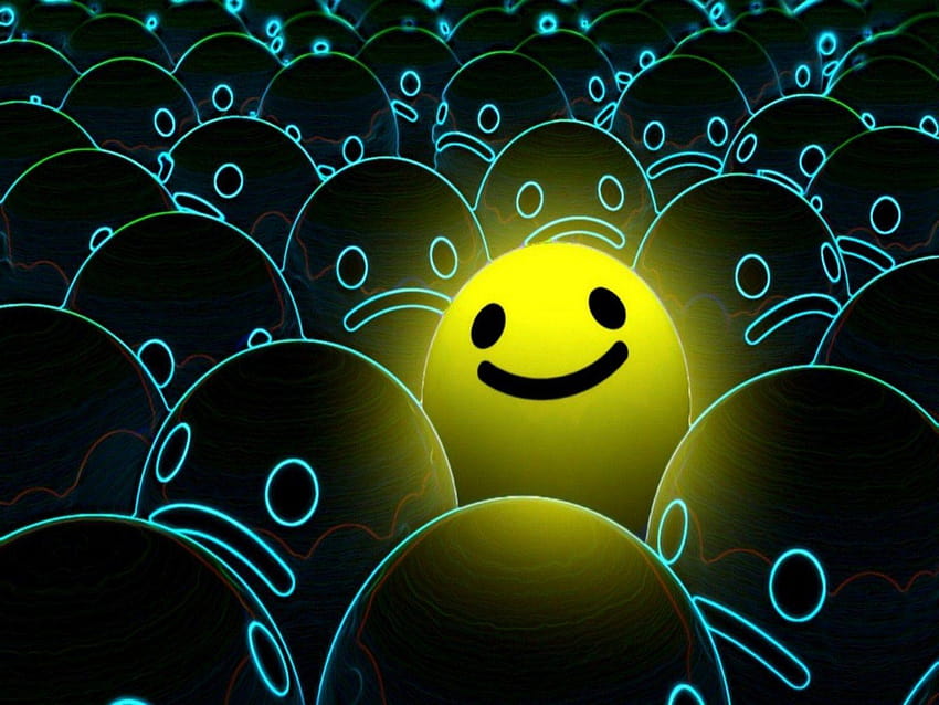 Smileys-Telefonhintergründe zum Zeichnen eines Smiley-Gesichts, Smiley-Hintergrund HD-Hintergrundbild