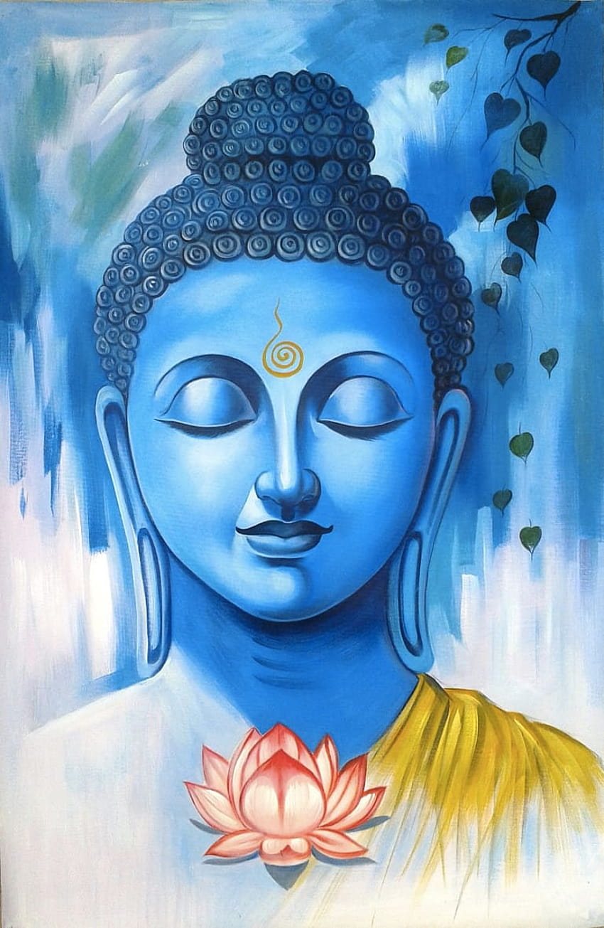 Gautama Buddha Painting, Bodhi Tree Gautama Buddha HD phone wallpaper