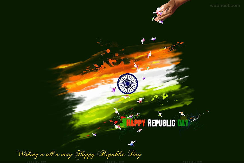 25 Beautiful Happy Republic Day Wishes and, make in india HD wallpaper