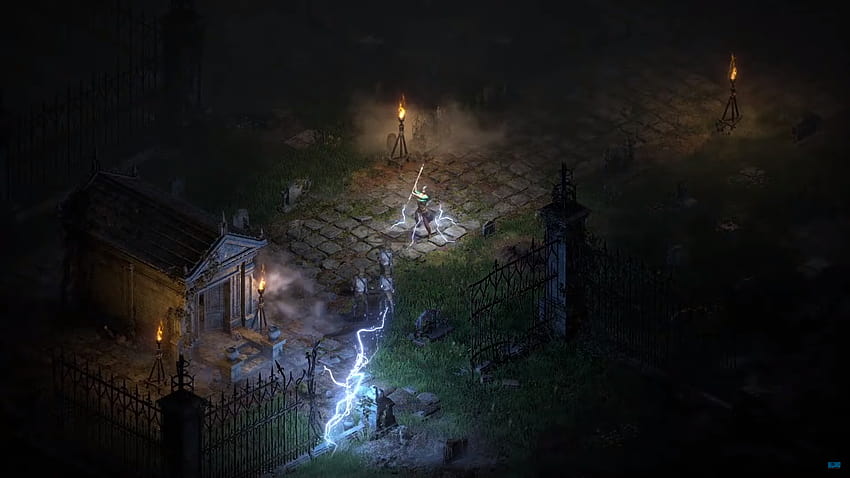Diablo 2 Resurrected po raz pierwszy przenosi grę na konsole z grafiką 3D, wskrzeszoną grą Diablo 2 Tapeta HD