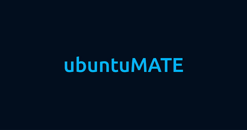 ubuntu MATE Dark Blue HD wallpaper