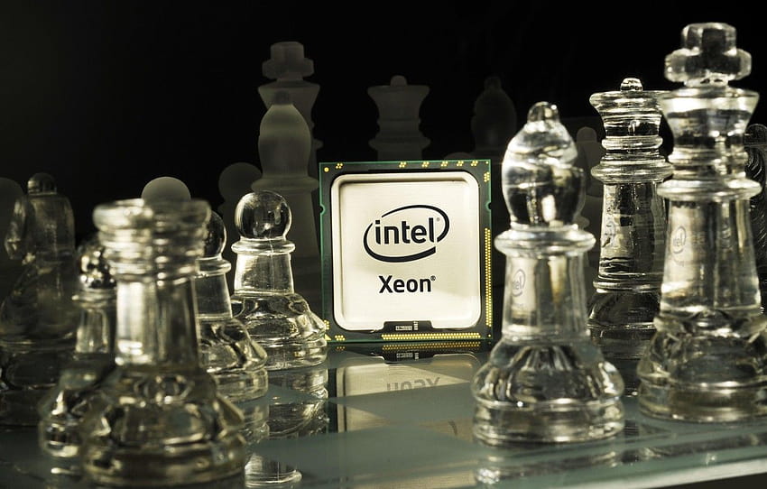 Chess, Intel, Figure, Board, Xeon, Intel, Processor , section hi, intel processor HD wallpaper