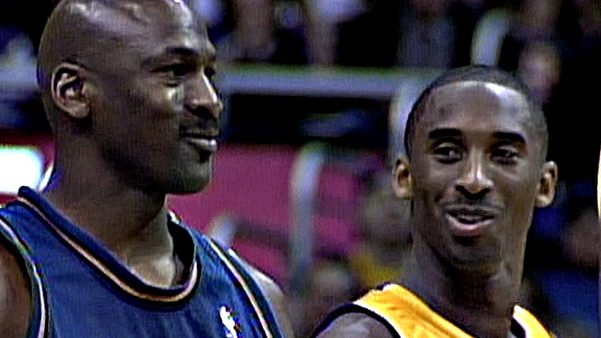 In Erinnerung an Kobe Bryants 55, mj und kobe HD-Hintergrundbild
