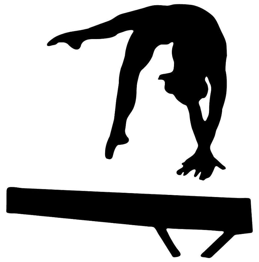 Gymnastics Silhouette Decal 9
