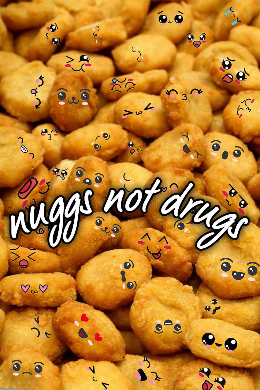 Stupid . Whatever I didnt just spend half an hour giving every nugget it's own face., dino chicken nuggets HD phone wallpaper