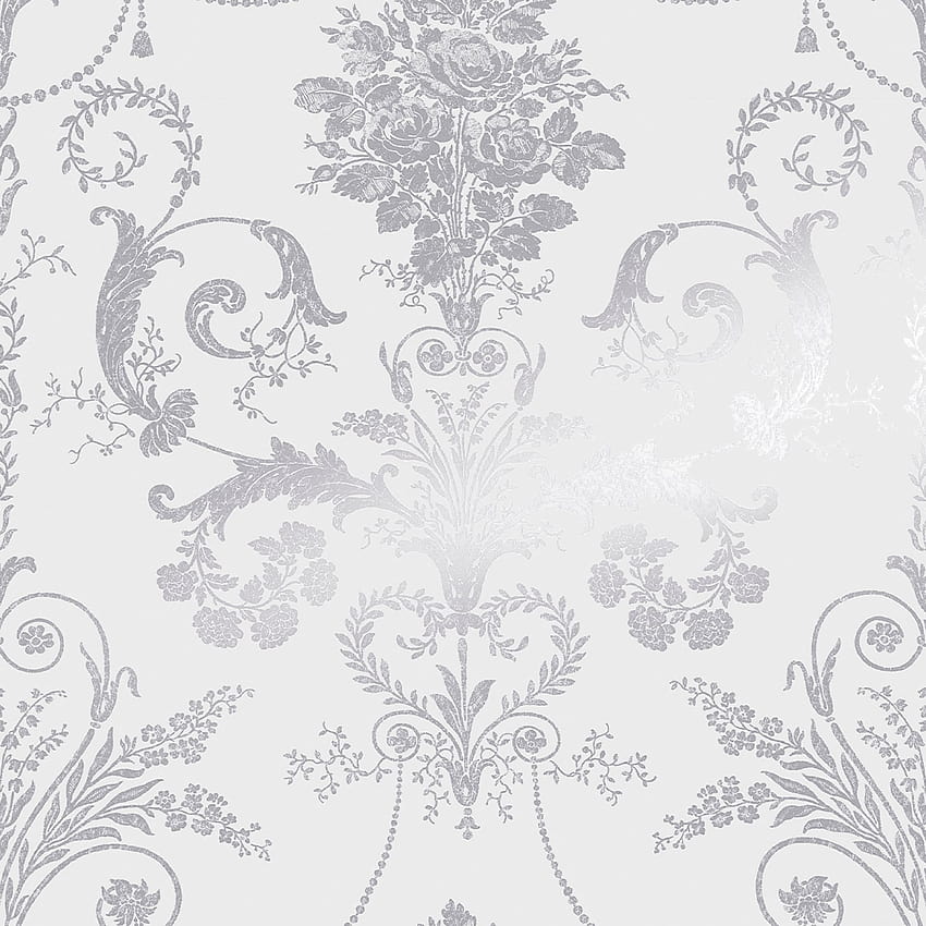 Laura Ashley Laura Ashley Josette Metallic Silver in the department at Lowes HD phone wallpaper