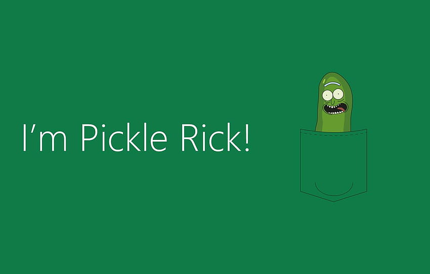 rick, pickle, pickle rick, rick and morty HD wallpaper