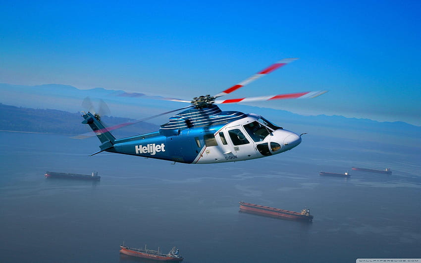 Helijet Helicopter Ultra 배경, 헬리콥터 영화 HD 월페이퍼
