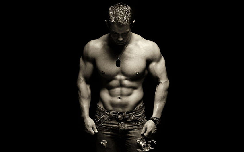 Bodybuilders, aesthetic male bodies HD wallpaper