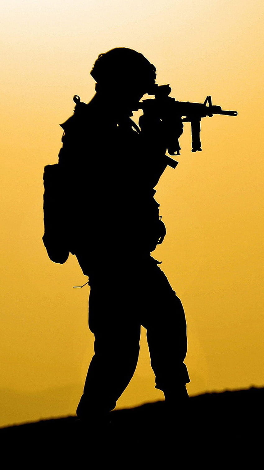 US Navy SEAL ao anoitecer, soldados indianos móveis Papel de parede de celular HD