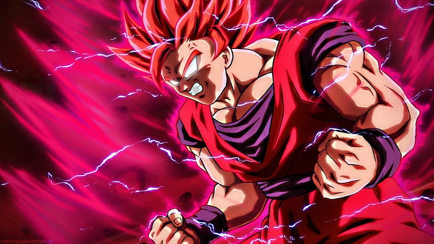 3 Goku Red, goku super saiyan god red HD wallpaper