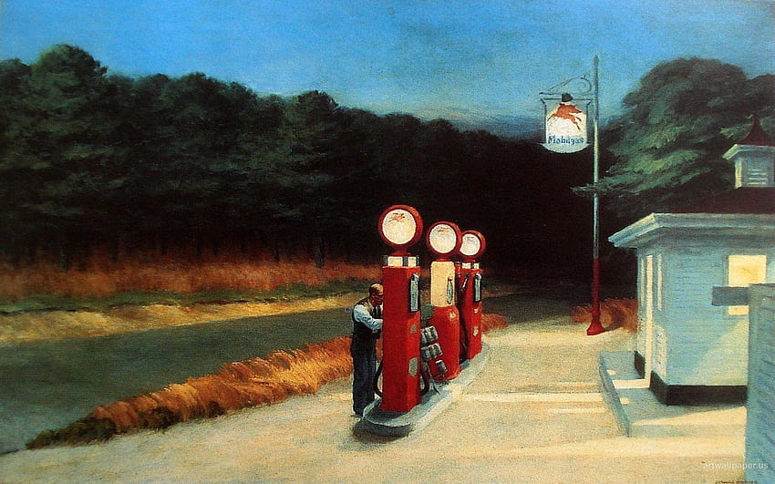 Edward Hopper Gas Wallpaper HD