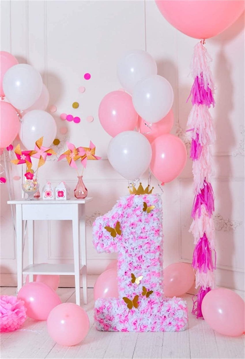 Amazon: LFEEY 3x5ft Happy First Birtay Party Backgrounds for Baby Room Decor Girls Little Princess Cake Smash Shoot Happy 1st Birtay Backdrop Studio Props: Electronics, happy birtay baby Papel de parede de celular HD
