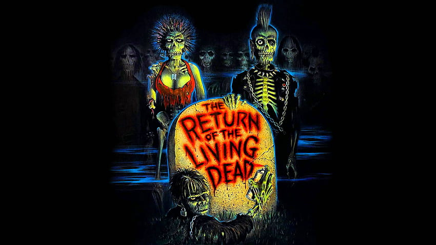 Mais cérebros! Return of the Living Dead está finalmente chegando, a noite dos mortos-vivos papel de parede HD